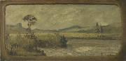 Louis Michel Eilshemius Landscape oil painting on canvas